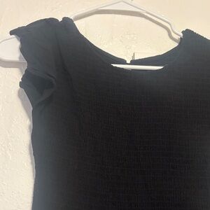 Elegant Black Asymmetrical Dress